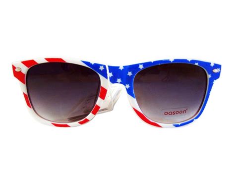 occhiali bandiera americana ysl